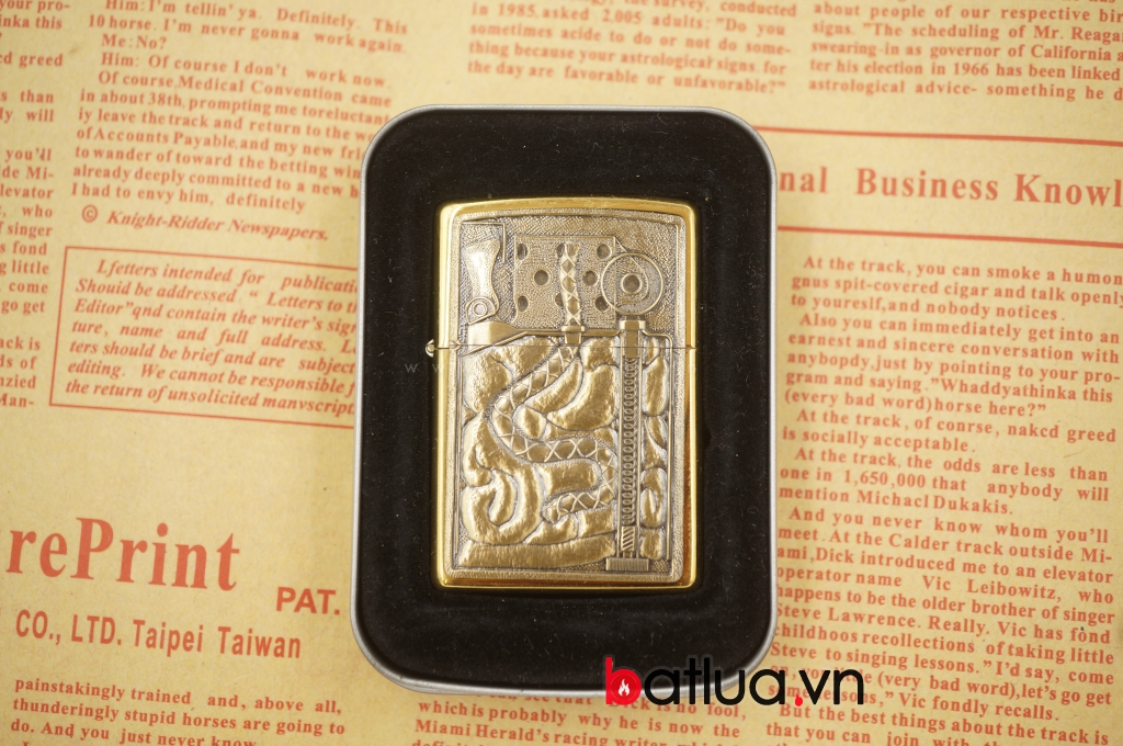 Zippo Cổ Số La Mã Brass Nôi Hình Ai Cập sản xuất năm XV, XVI