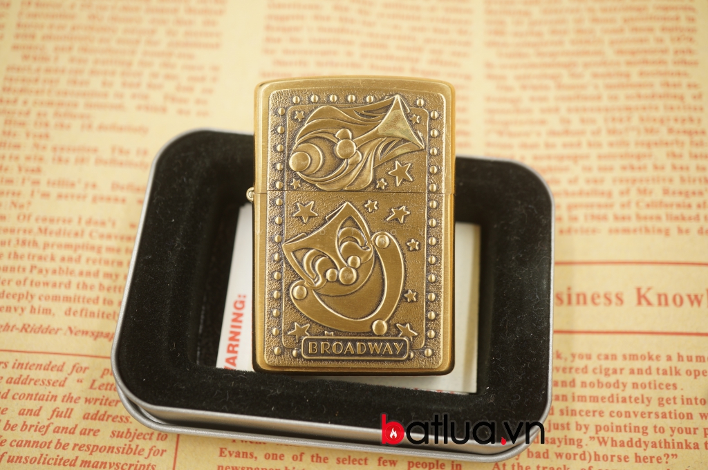 Zippo Cổ Số La Mã Brass Nôi Hình Ai Cập sản xuất năm XV, XVI