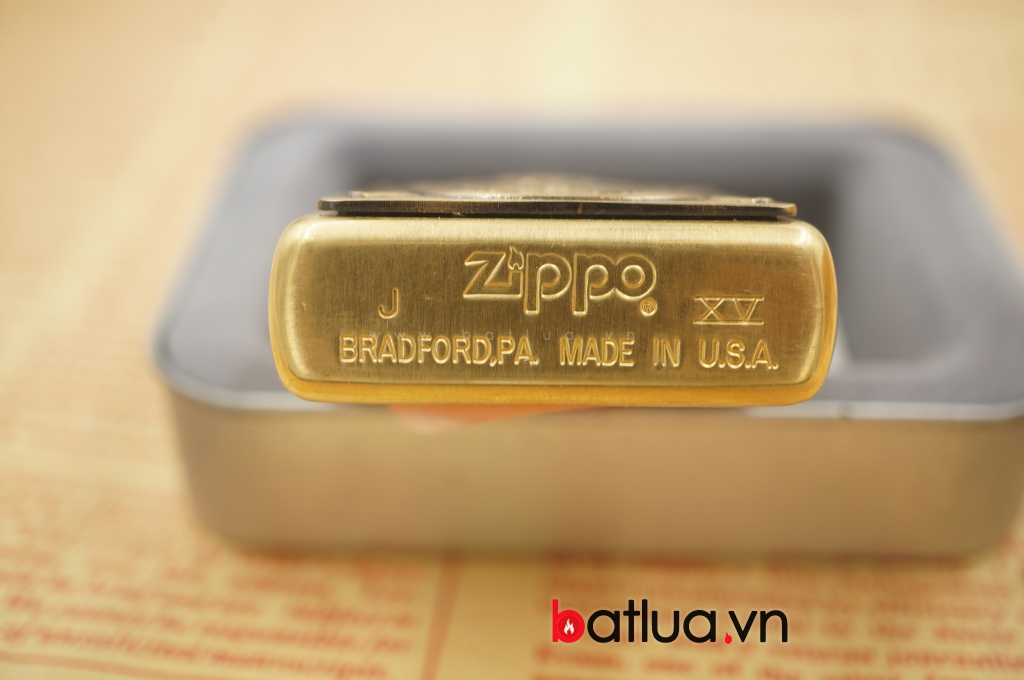 Zippo Cổ Số La Mã Brass Nôi Hình Ai Cập sản xuất năm XV, XVI