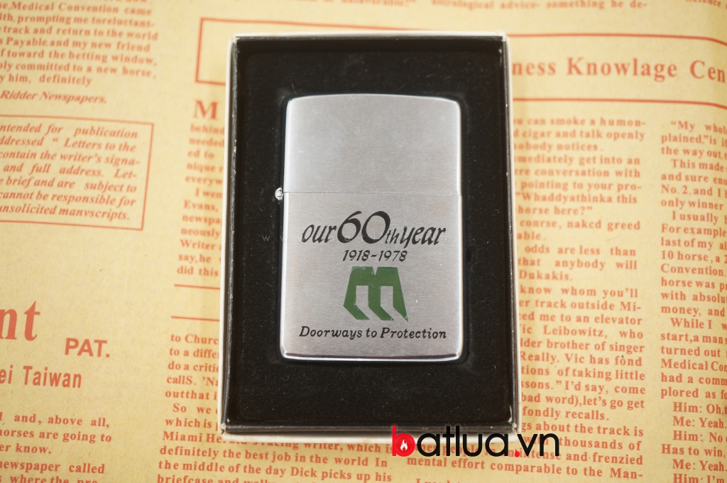 Bật lửa zippo USA Cổ Kỉ niệm 60 năm