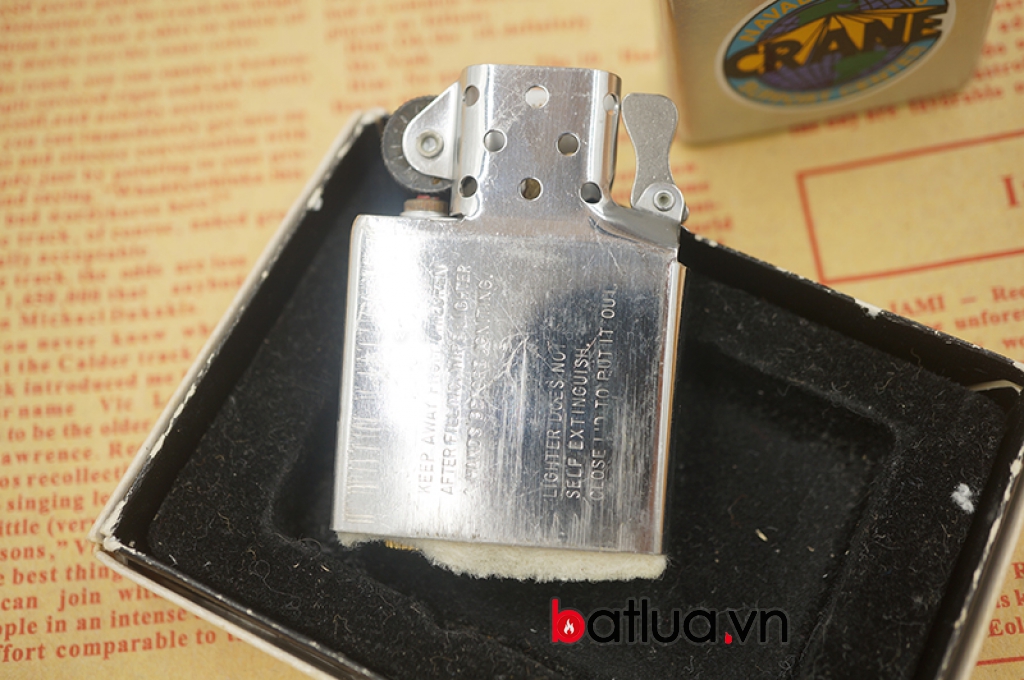 Zippo Cổ USA chính hãng CRANE sẳn xuất năm 1985