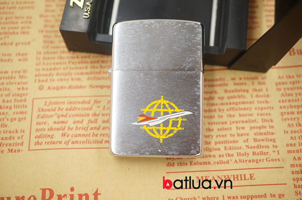 Zippo Cổ chính hãng mầu bạc trơn sản xuất năm 1990