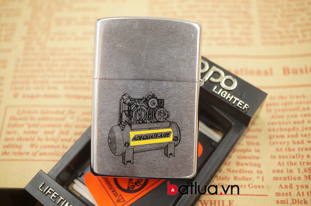 Bật lửa Zippo Cổ Bạc Xước sản xuất năm 1988