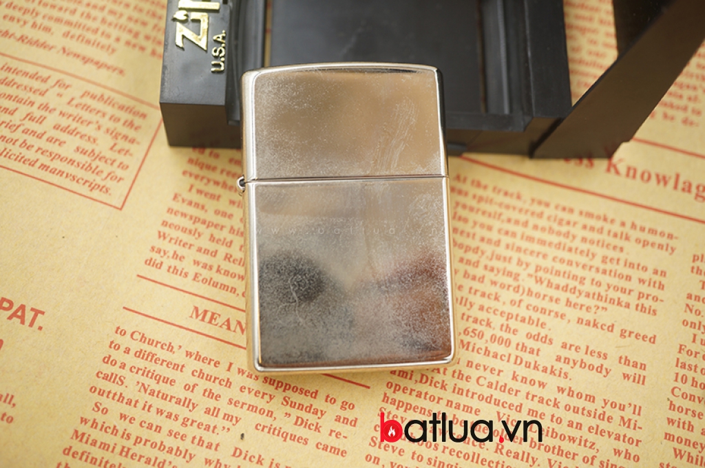 Bật lửa Zippo Cổ Chính hãng trắng trơn sản xuất năm 2000