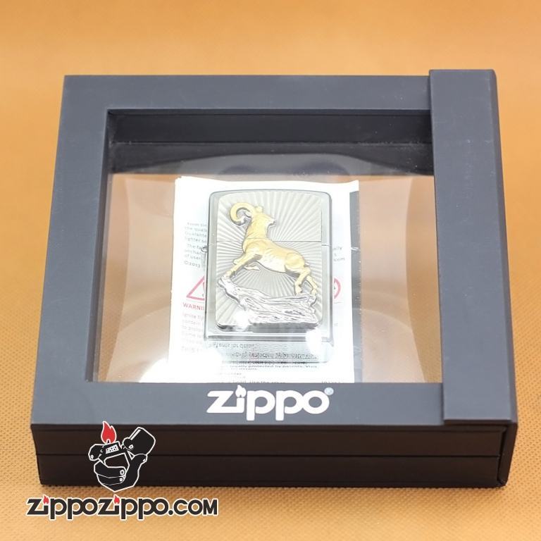 Zippo Chính Hãng Phiên Bản Châu Âu Heral Goat Giới Hạn 777 Mẫu