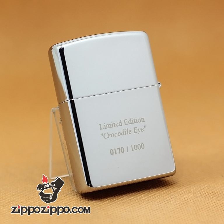 Zippo Chính Hãng Màu Xám Phiên Bản Harley Davidson Chim Ưng Nổi HD 18