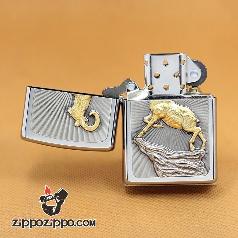 Zippo Chính Hãng Phiên Bản Châu Âu Heral Goat Giới Hạn 777 Mẫu