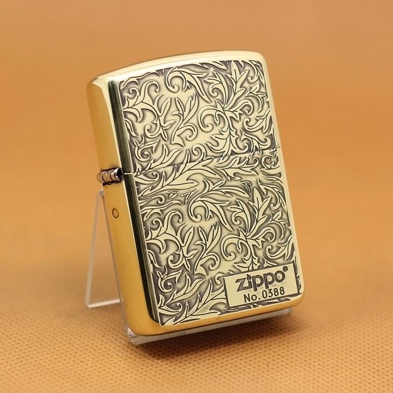 Zippo Chính Hãng phiên bản giới hạn hai mặt arabesque 20b vỏ dày Armor