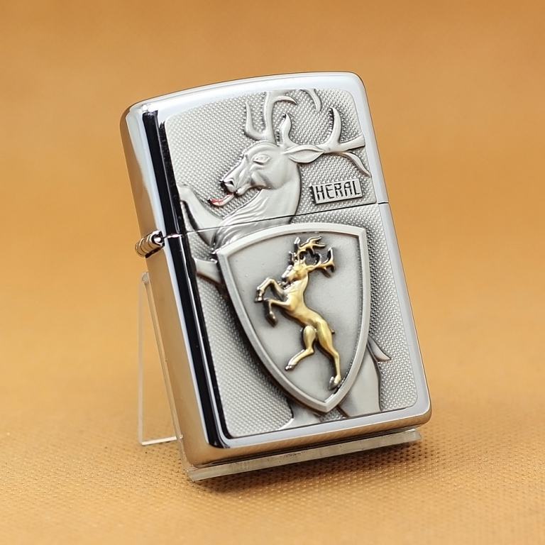 Zippo Chính Hãng Phiên Bản Châu Âu Heral Zalo Chú Tuần Lộc Giới Hạn 777 Mẫu