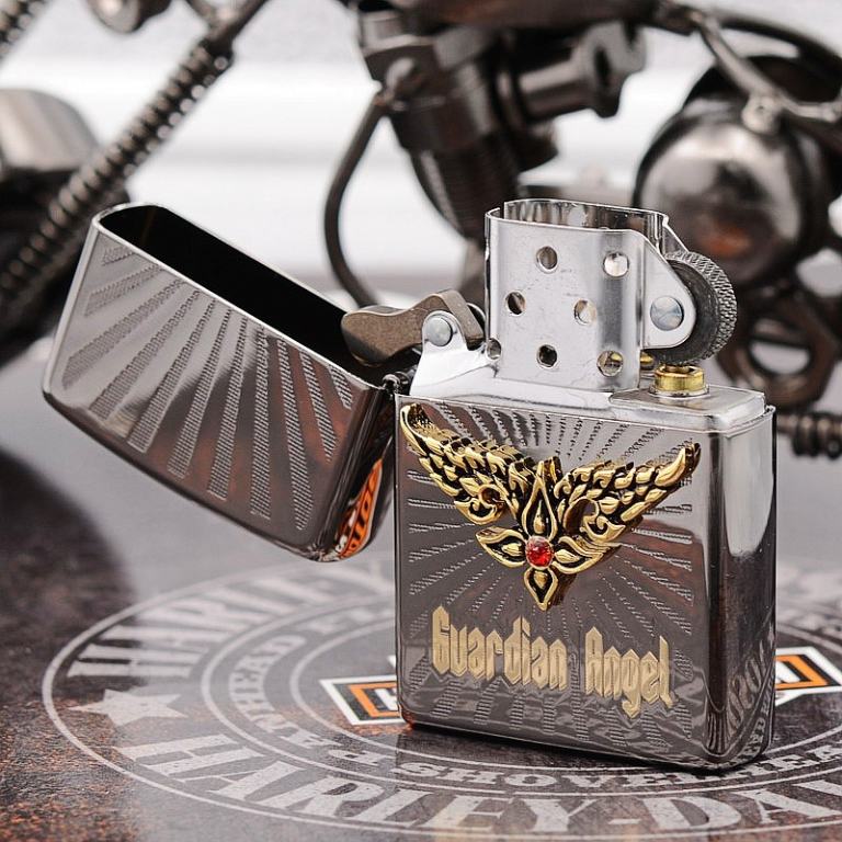 Zippo Chính Hãng Phiên Bản Hàn Quốc Guard Angel