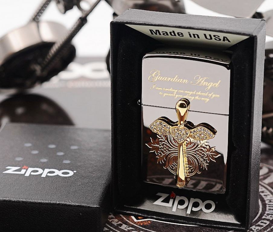 Zippo Chính Hãng Phiên Bản Hàn Quốc Guardian Angel