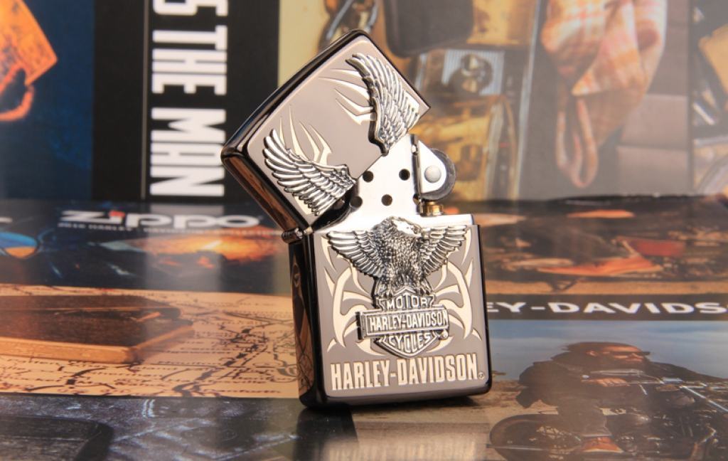 Zippo Chính Hãng Huy Hiệu Harley Davidson