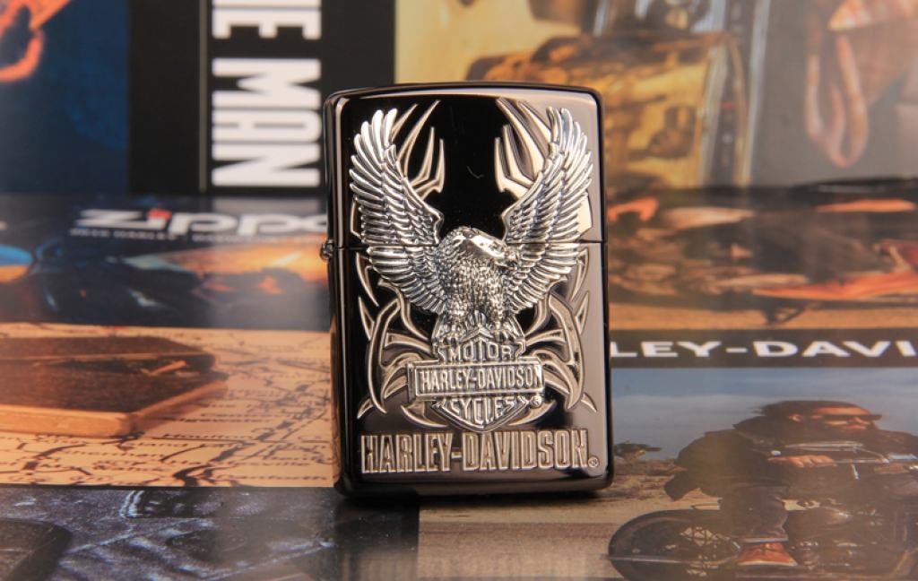 Zippo Chính Hãng Huy Hiệu Harley Davidson