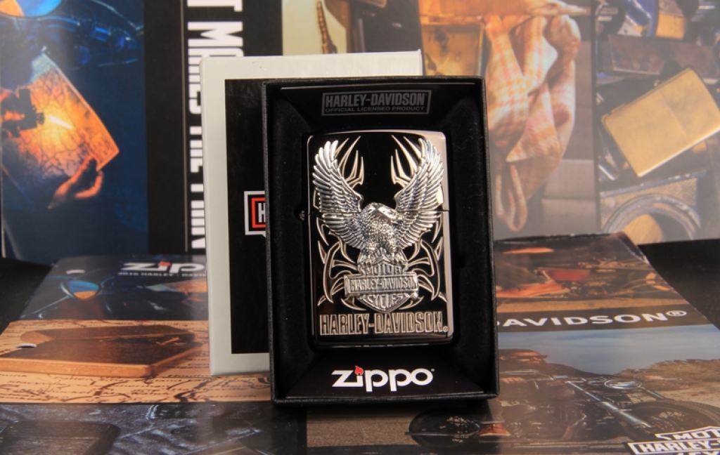 Zippo Chính Hãng Huy Hiệu Harley Davidson