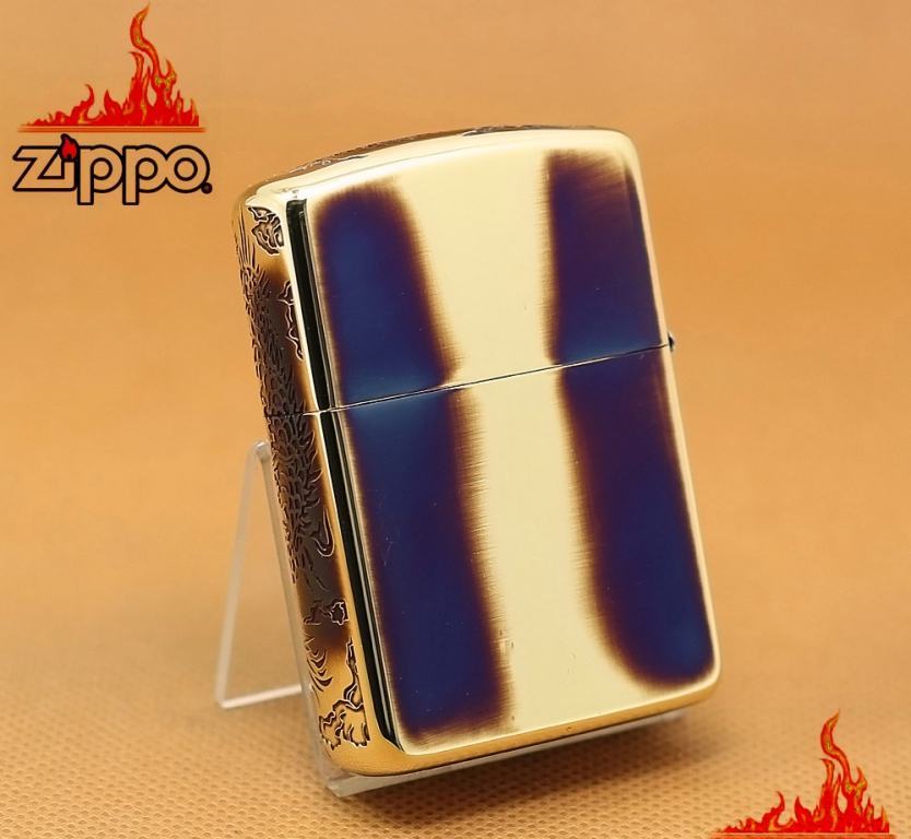 Bật lửa zippo Rồng Cuộn Mây khắc Sâu - Vỏ Dầy Amore