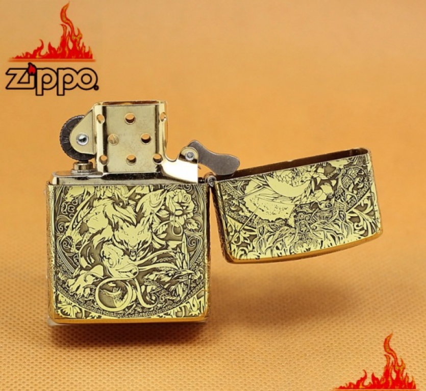 Zippo Chính Hãng Đồng Khắc Game Of Thrones Hoạt tiết Ngàn Kiếm