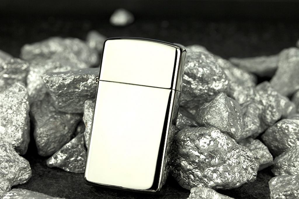 Zippo Chính Hãng Màu Đen Bóng Bản Hẹp