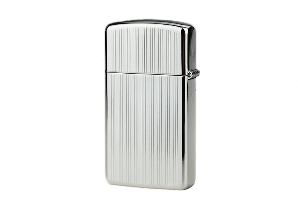 Zippo Chính Hãng Chrome kẻ dọc bản hẹp