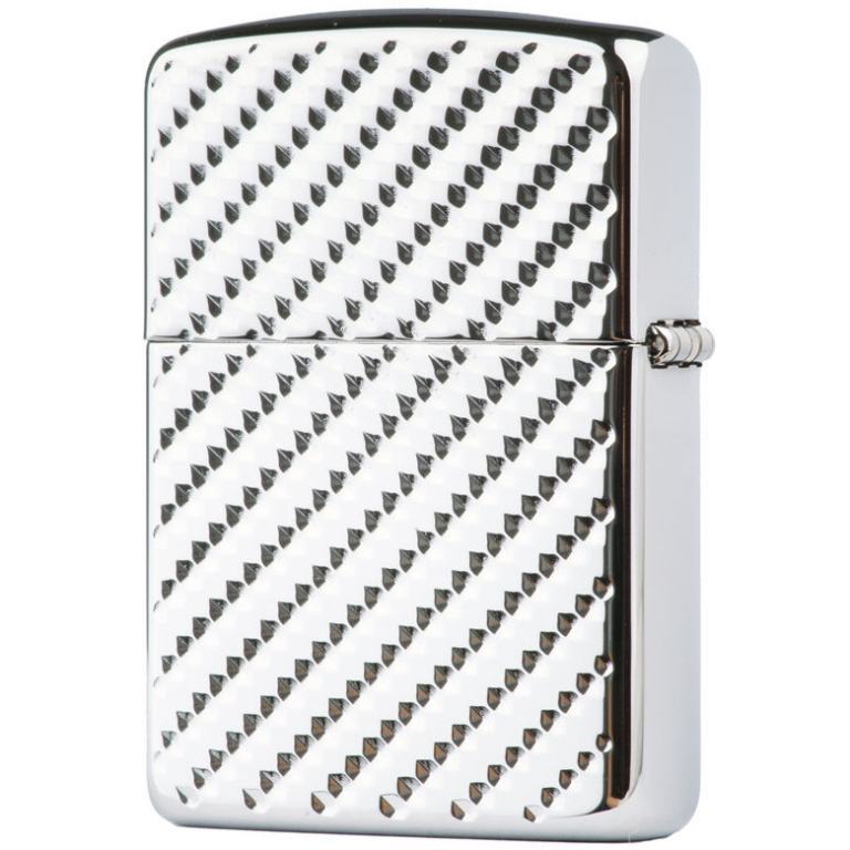 Zippo Chính Hãng Bac Họa Tiết Cắt Dao Cạo