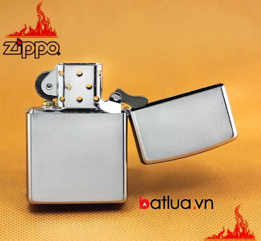 Bật lửa zippo chính hãng cát sa tin khắc hoa văn sắc sảo