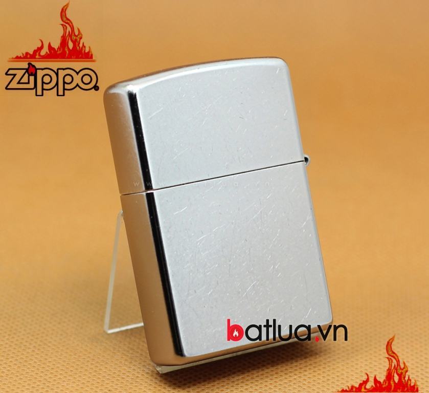 Zippo Chính Hãng Bạc Gắn Huy Hiệu Xa Lộ Harley Davidson