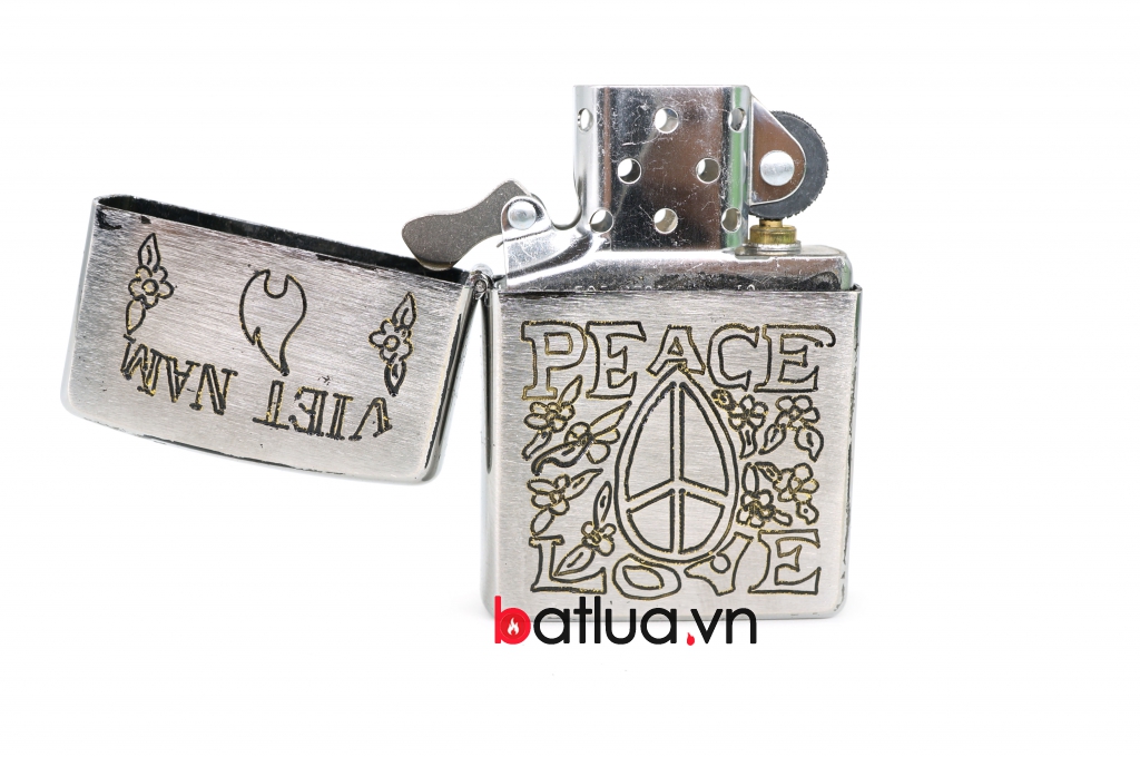 Bật lửa zippo chiến tranh việt nam sản xuất 2017 (PEACE)