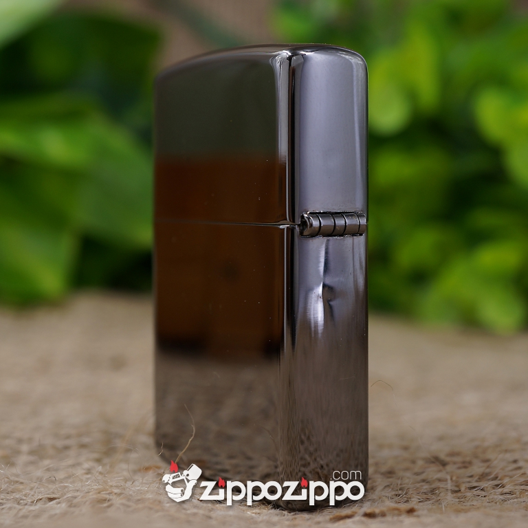 Zippo Đen Bóng Khắc Chữ Đi KHắc Chữ MẸ Mạ Vàng