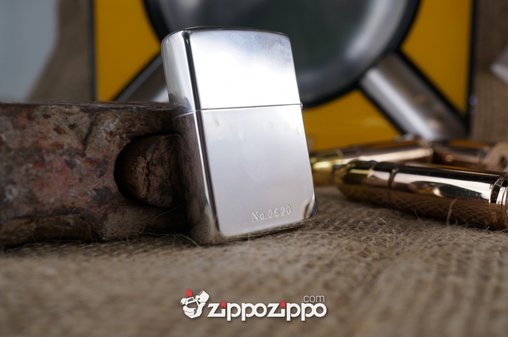 Zippo Bạc Mạ Vàng olympic