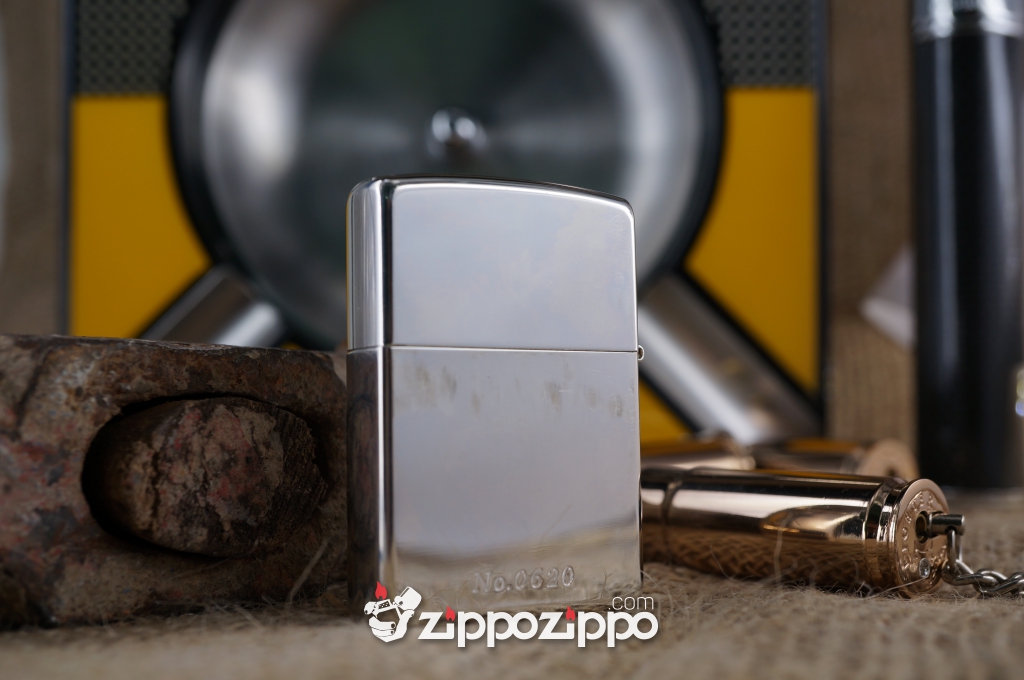 Zippo Bạc Mạ Vàng olympic