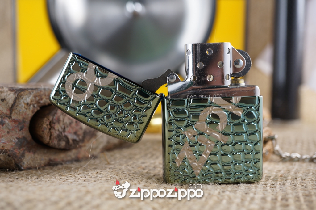 Zippo Armor Da Rắn