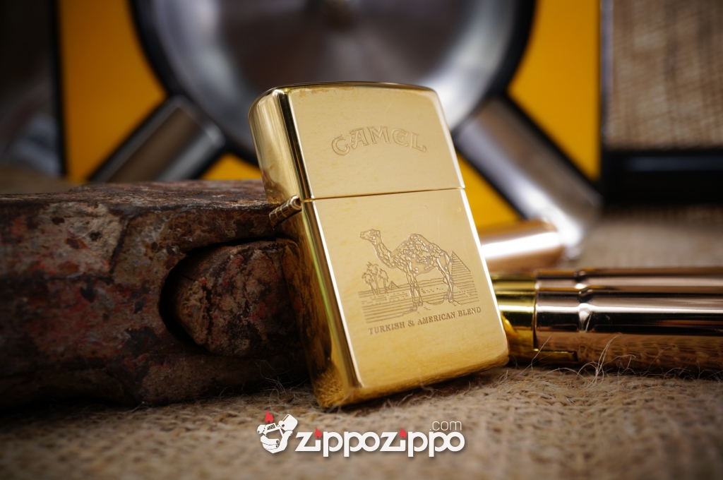 Zippo camel gói thuốc vàng