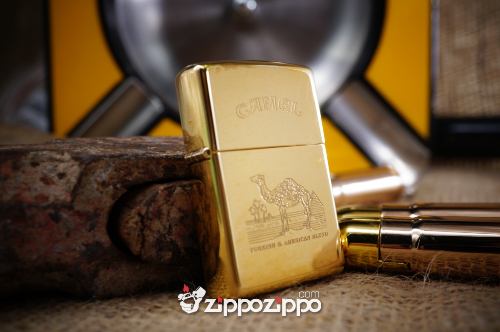 Zippo camel gói thuốc vàng