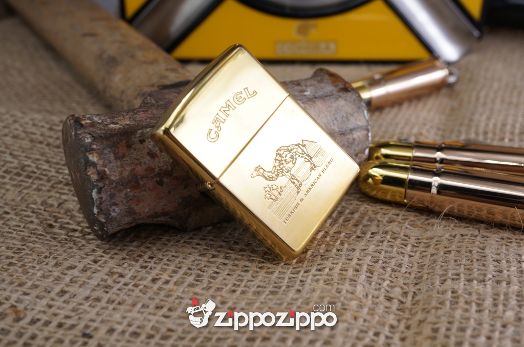 Zippo camel gói thuốc vàng