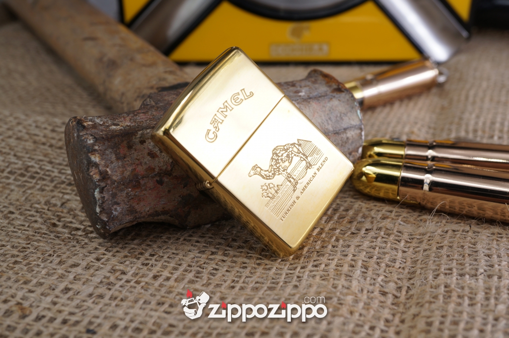 Zippo camel gói thuốc vàng