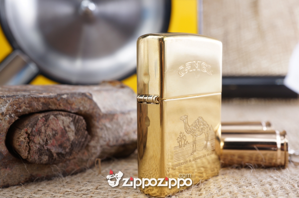 Zippo camel gói thuốc vàng