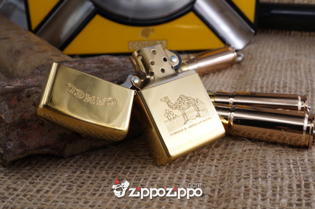Zippo camel gói thuốc vàng