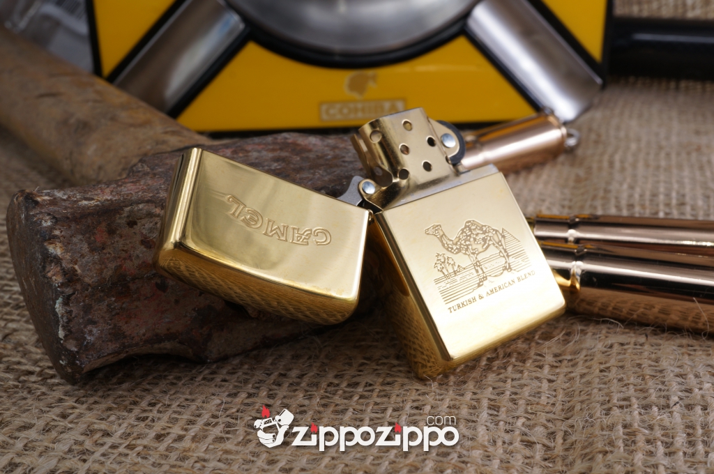 Zippo camel gói thuốc vàng