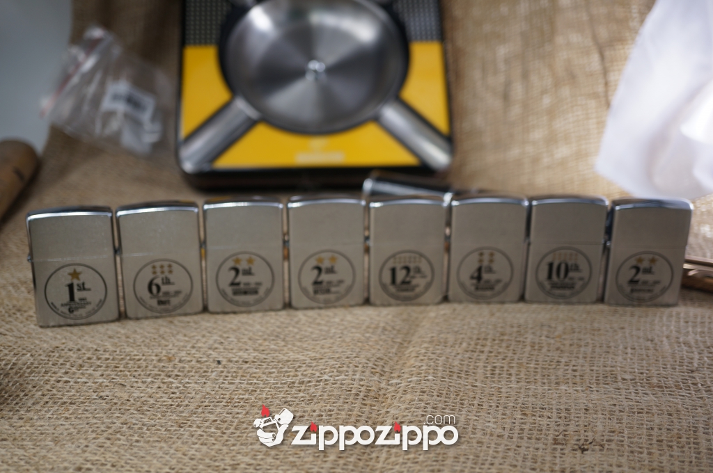 Zippo chữ xéo zippo VII