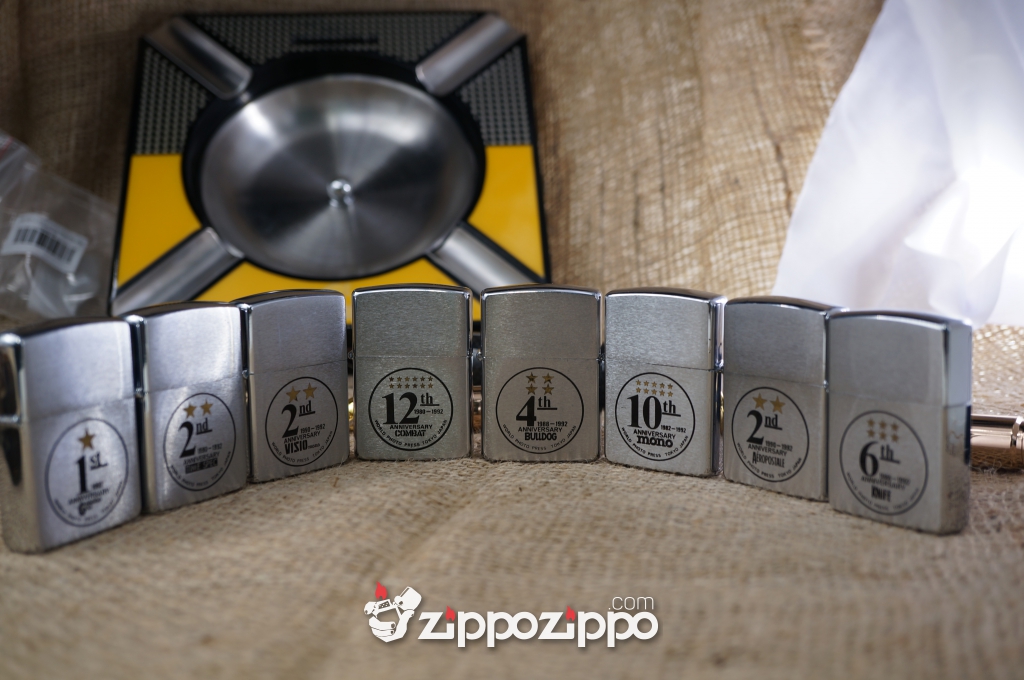 Zippo chữ xéo zippo VII