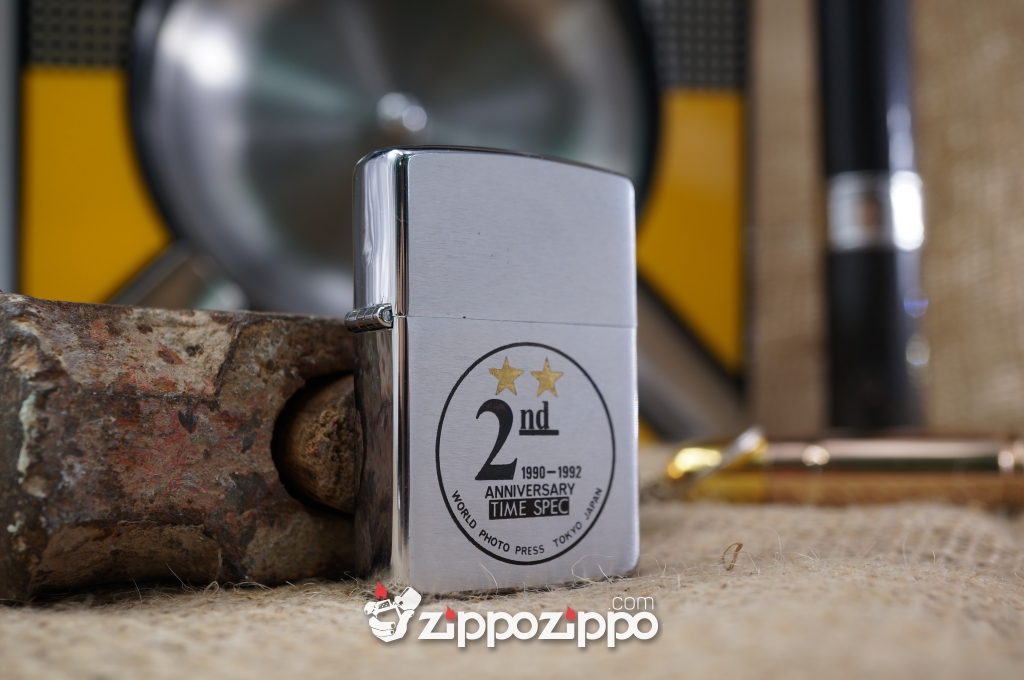 Zippo chữ xéo zippo VII