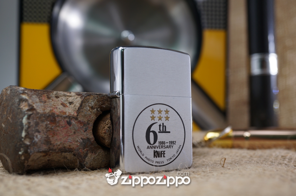 Zippo chữ xéo zippo VII