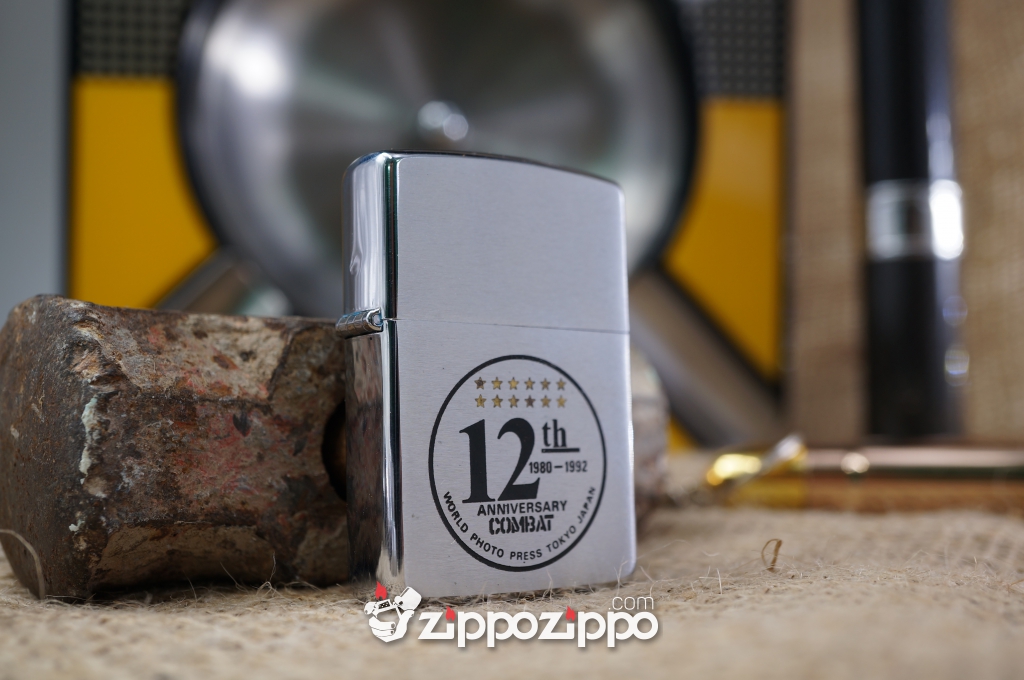 Zippo chữ xéo zippo VII