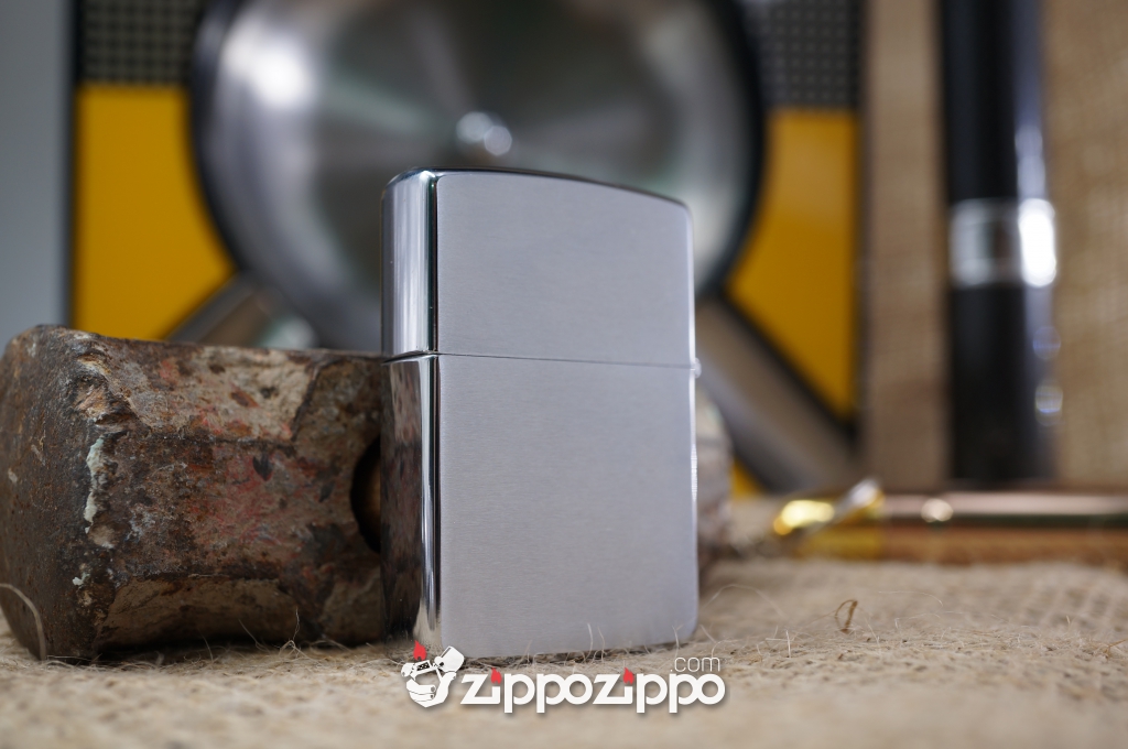 Zippo chữ xéo zippo VII