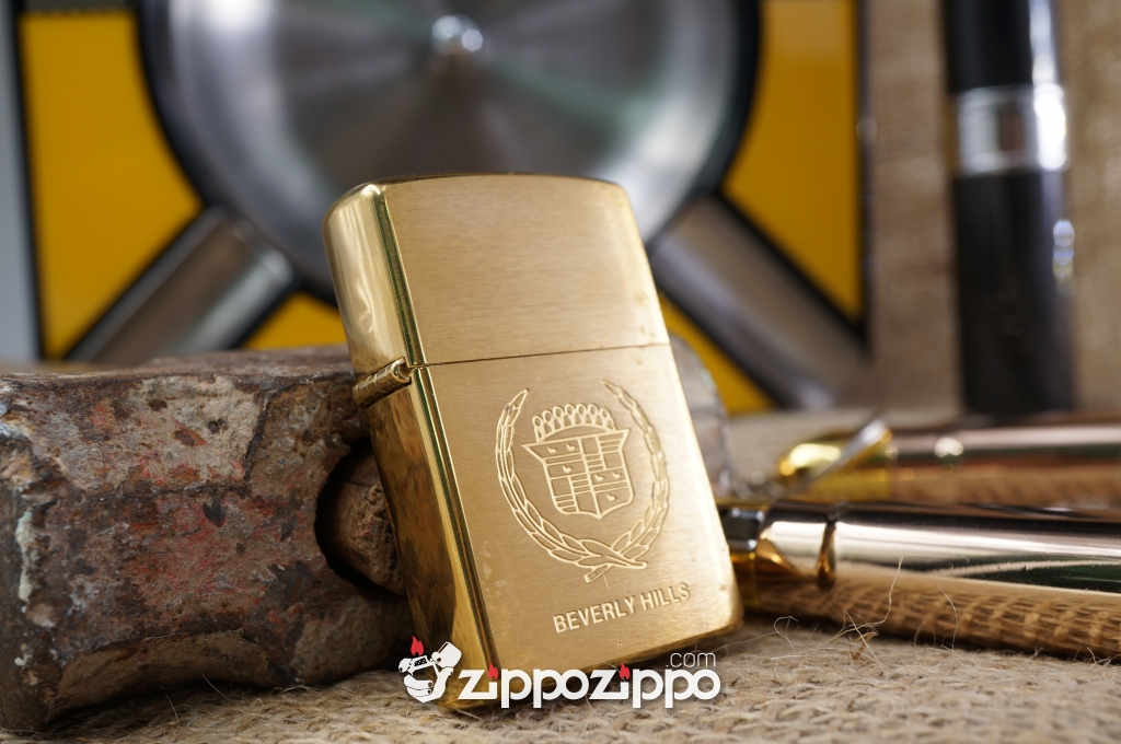 Zippo Vàng hiệu Xe XII