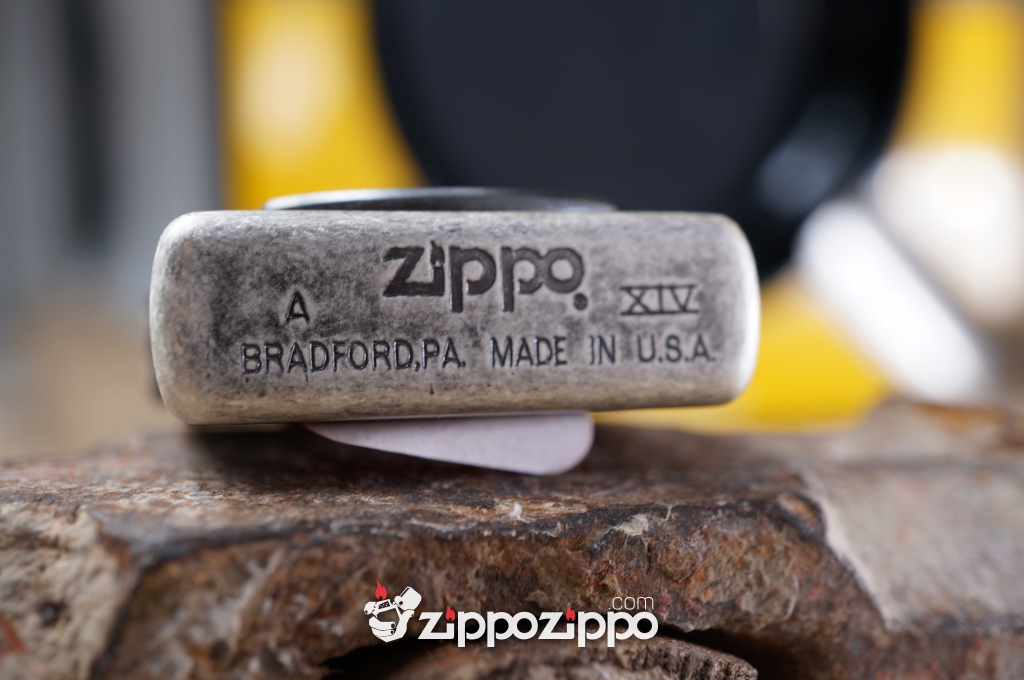 Zippo cổ Camel nổi Bạc cổ 1998