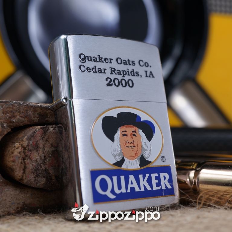 Zippo Cổ Quaker ông già sản xuất năm 1998