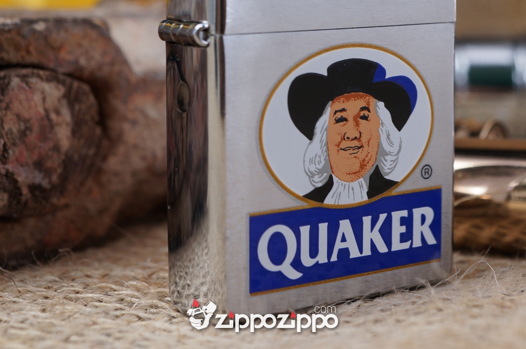 Zippo Cổ Quaker ông già sản xuất năm 1998