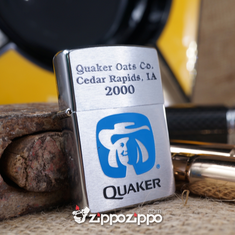 Zippo Cổ Quaker ông già sản xuất năm 1998