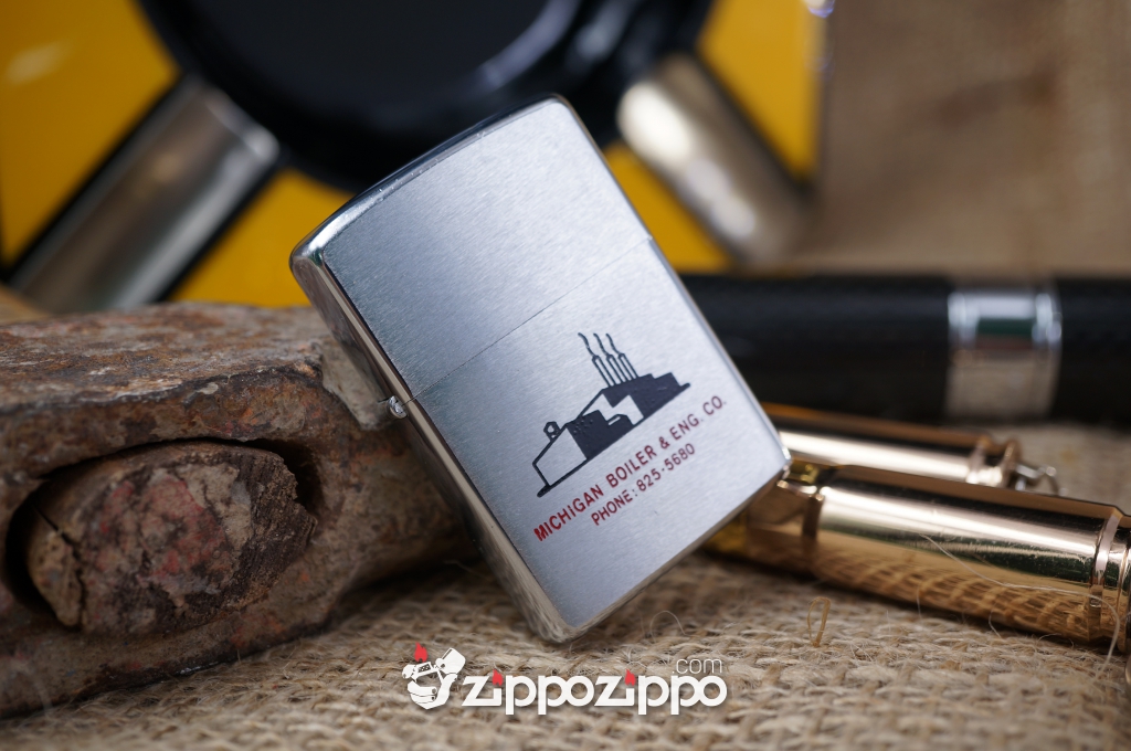 bật lửa zippo cổ logo nhà máy sản xuất năm 1973