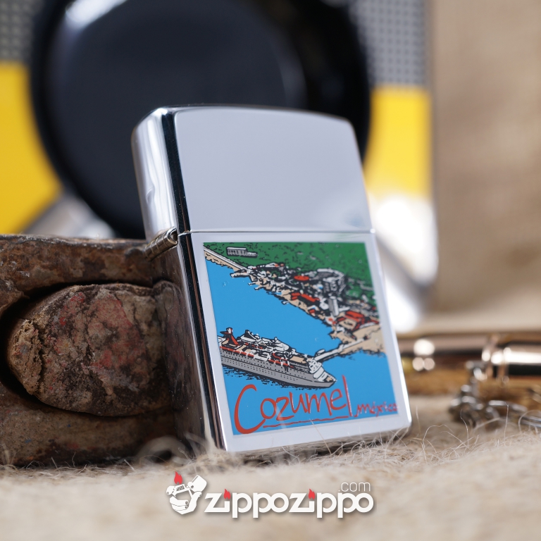 bật lửa zippo cổ cozumel mexico